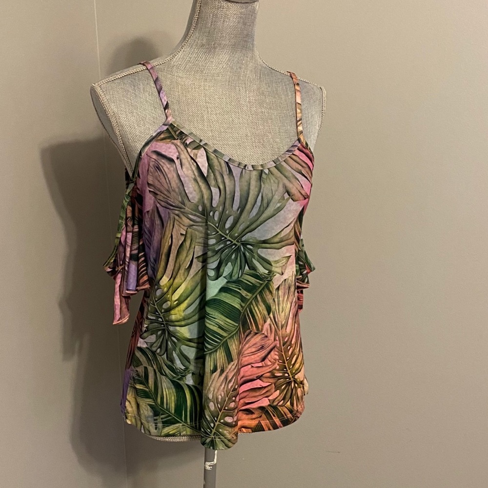Tropical Cold Shoulder Venus Top